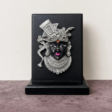 Silver Plated Shrinathji Idol