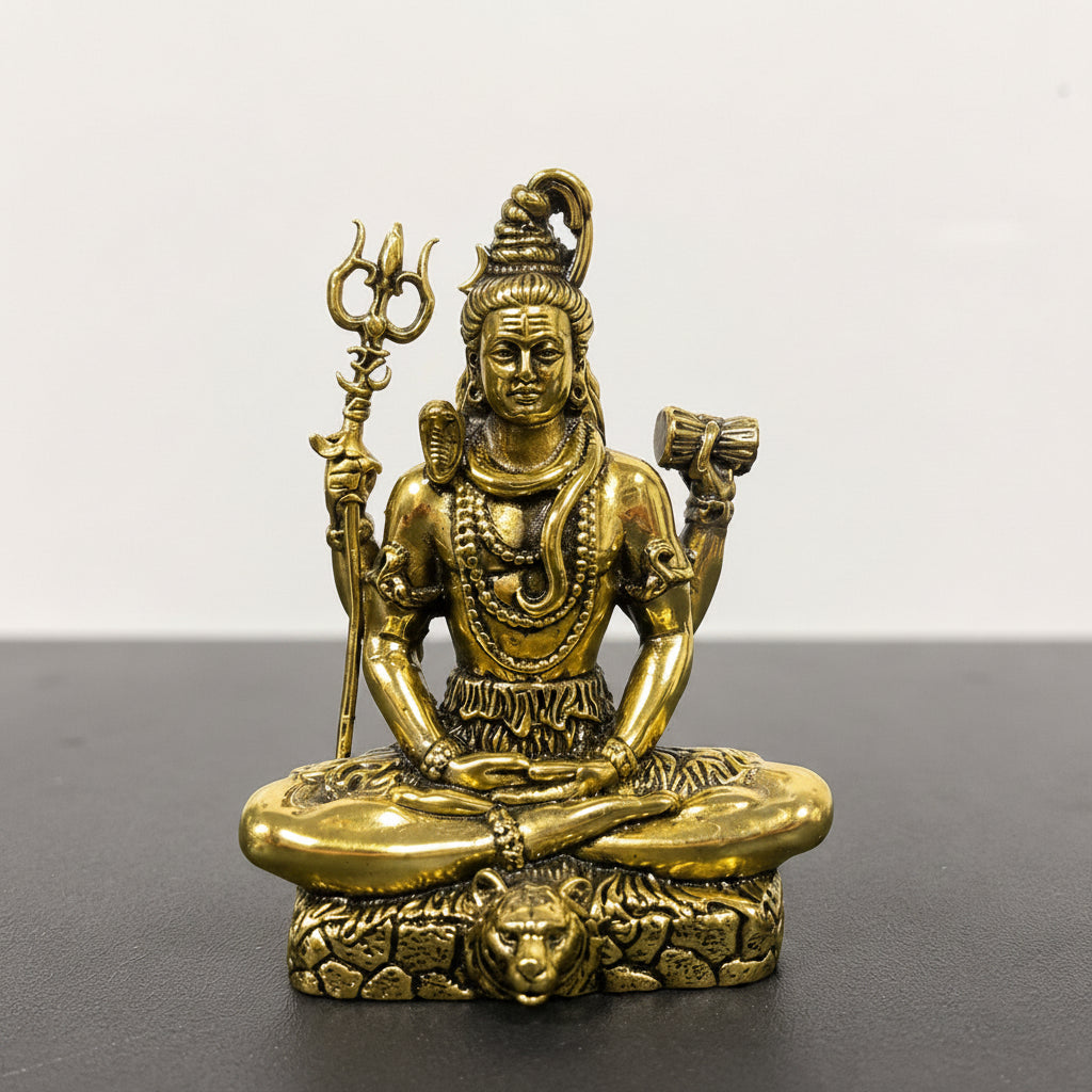 Lord Shiva Brass Idol