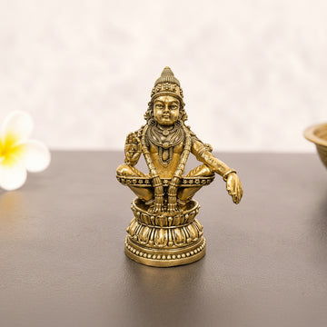 Lord Ayyapa Swami Brass Idol