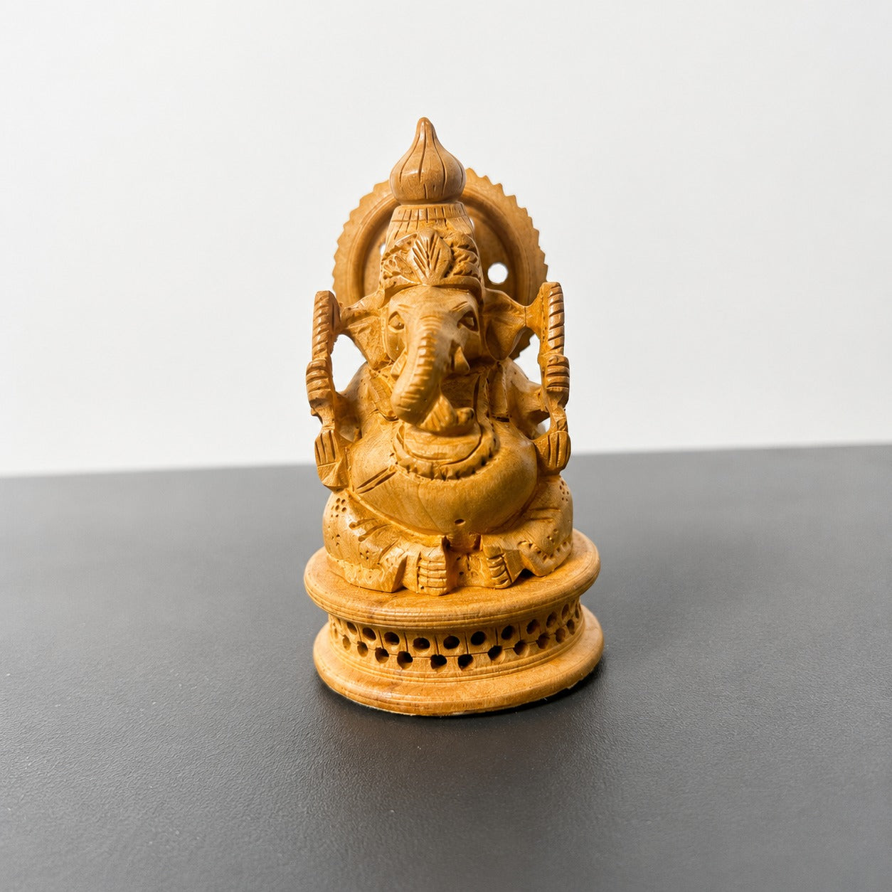 Wood Lord Ganesha Idol