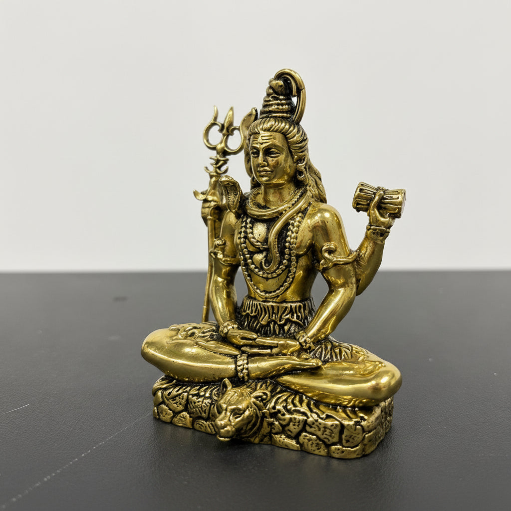 Lord Shiva Brass Idol