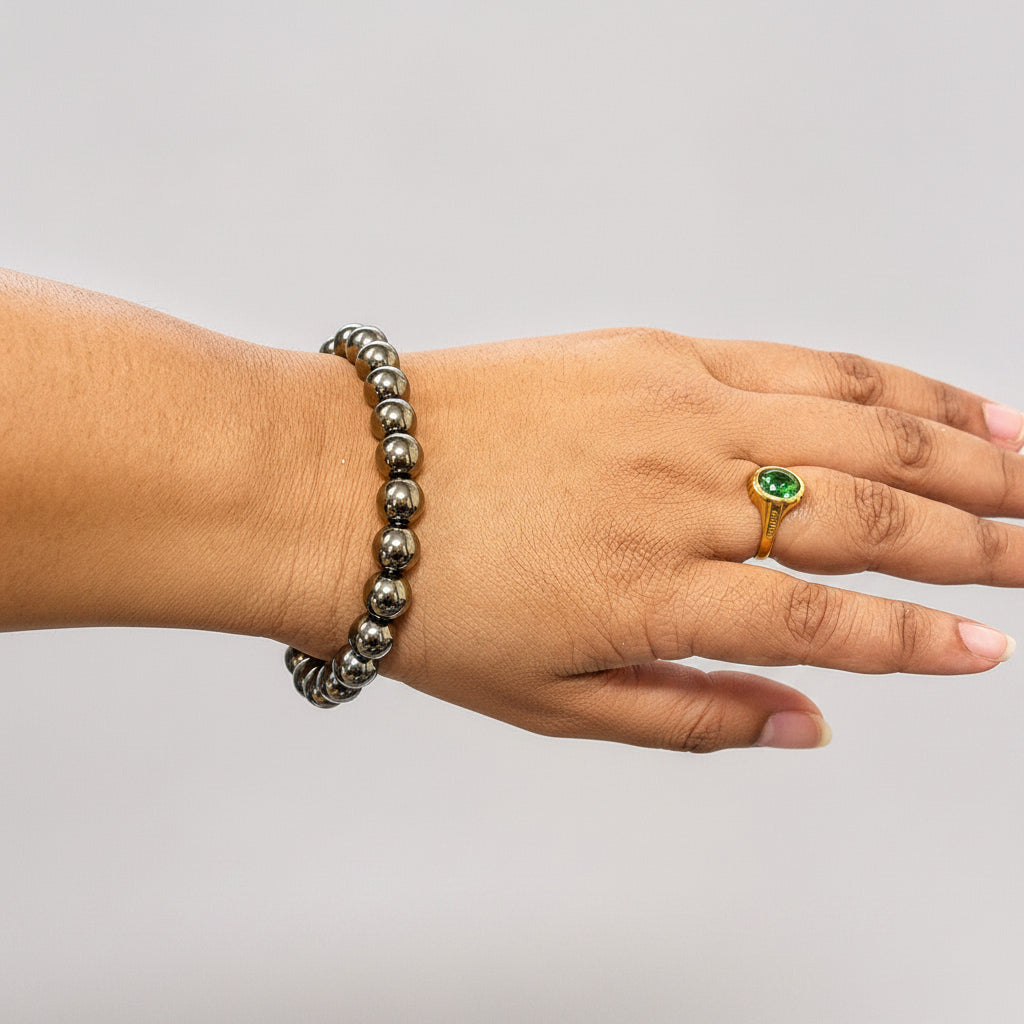 Raw Pyrite Bracelet