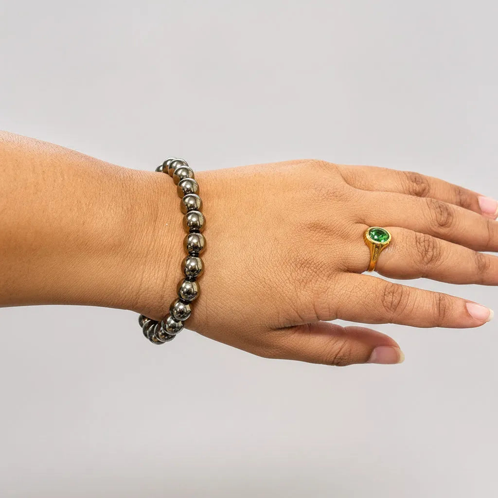 Raw Pyrite Bracelet