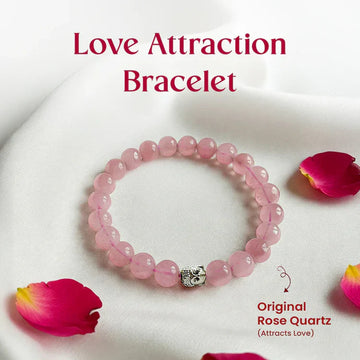 Love Attraction Bracelet – Original Rose Quartz Crystal Bracelet