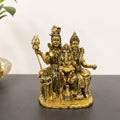 Lord shiva ,Parvathi, Ganesh  Brass Idol