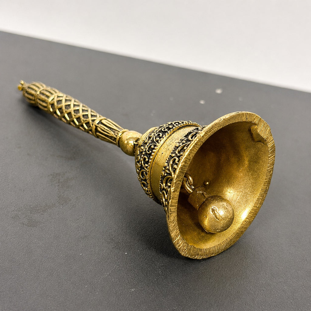 Traditional Brass Puja Bell