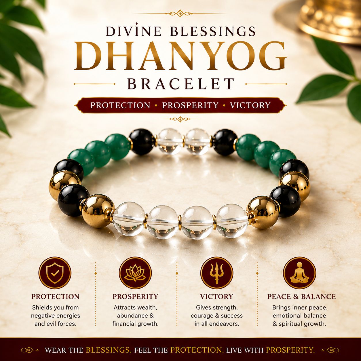 Dhan Yog  Pyrite Bracelet