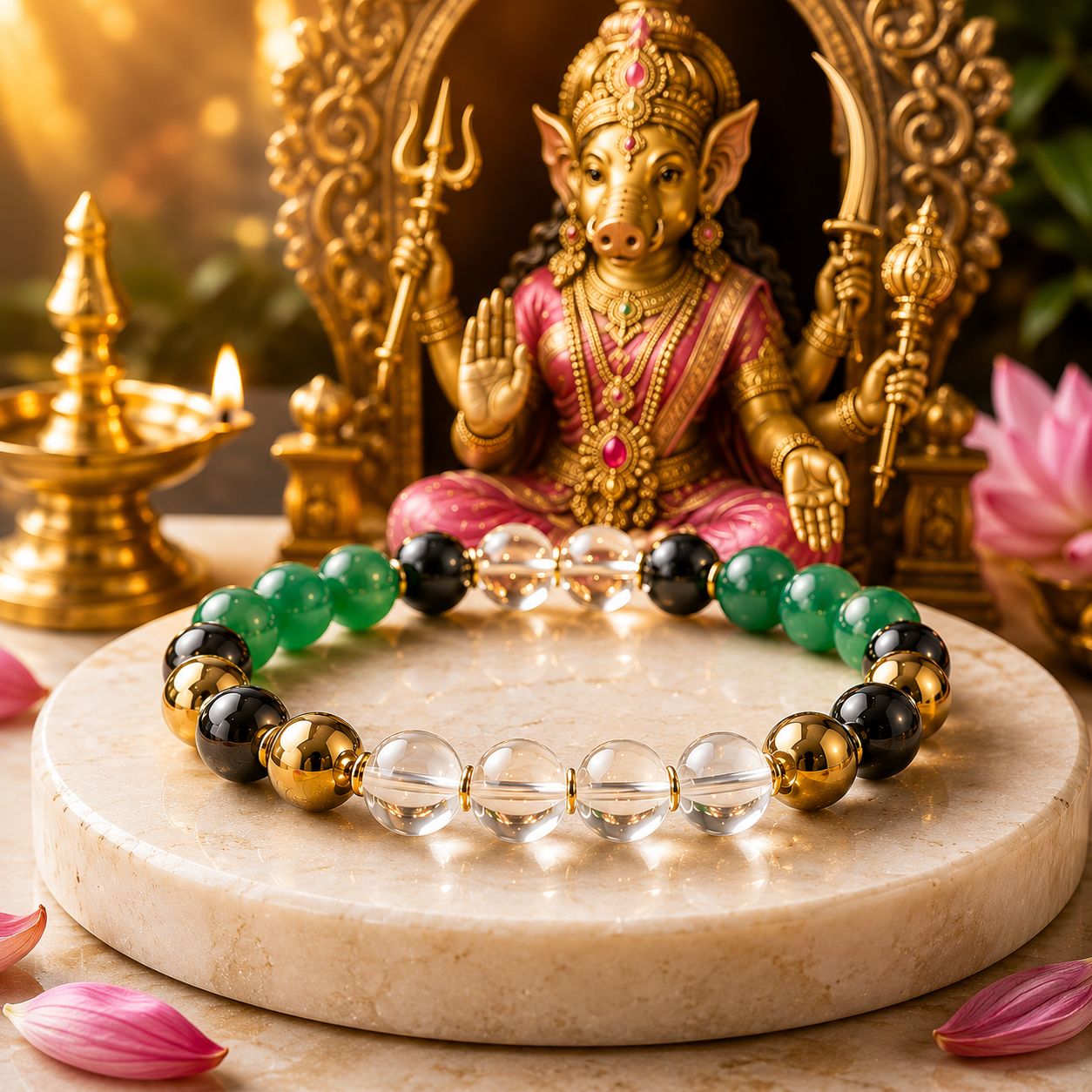 Dhan Yog  Pyrite Bracelet