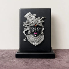 Silver Plated Shrinathji Idol